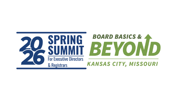 2026 Executive Directors' & Registrars' Summit and the Spring Board Basics and Beyond Logo